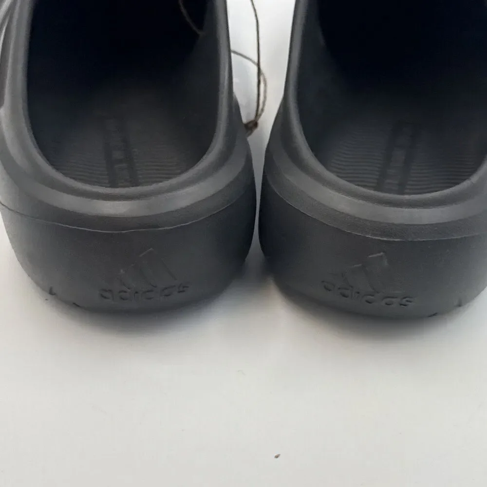 Adidas Adicane Clogs Slides Sandals Carbon Black Men Size 9 Women Size 10 New